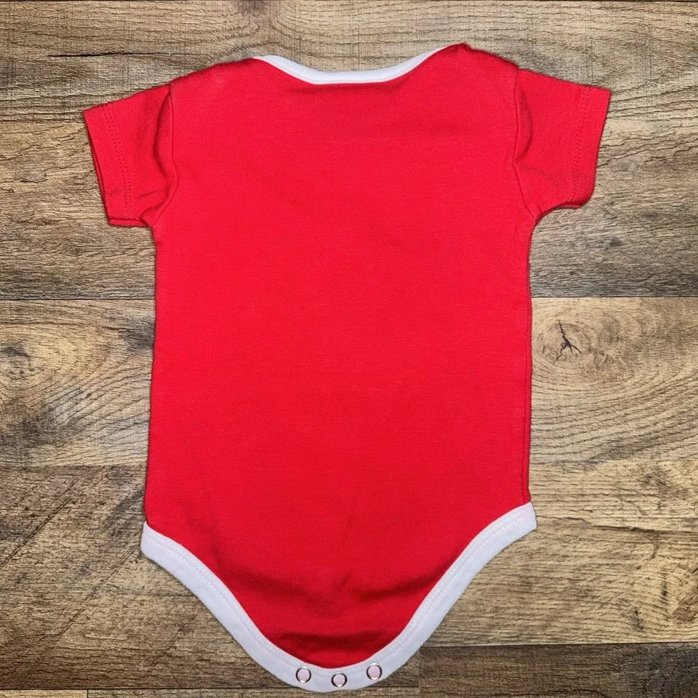 Kansas City Chiefs NFL Baby Button Up Bodysuit 0/3 Months